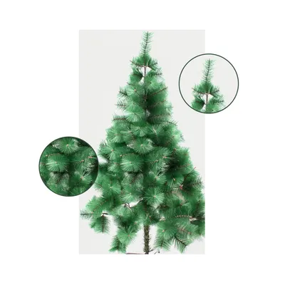 إبر صنوبر خضراء من بارتيغو، طولها ١٨٠ سم و٢١٠ سم، هدية مثالية لعيد الميلاد