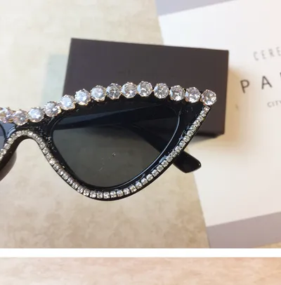 Luxury Diamond Cat Shades Sunglasses Women