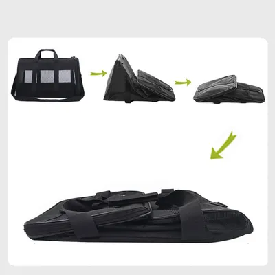 Dog Cat Carriers Bags Car Portable Transport Pet Bag Cage Portable Pet Foldable Outgoing Travel