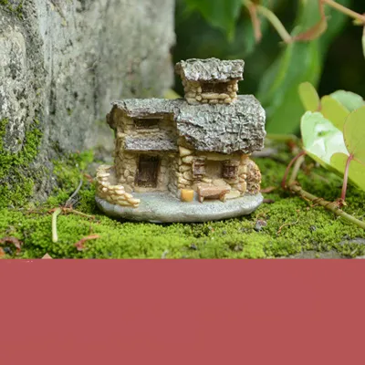 Creative Mini Small House Ornaments Micro Landscape Home Decorations