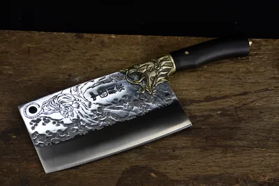 The Tiger Goes Down -China Longquan Bone Cutter