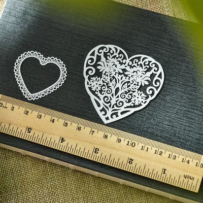 Hand made lace paper hand account material