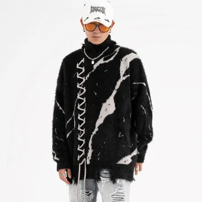 Men's Loose Lazy Turtleneck Sweater