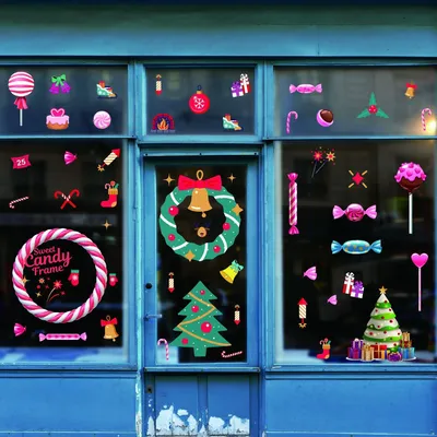 Creative Candy Christmas Stickers