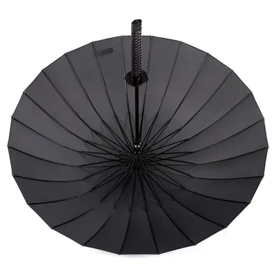 24 Bone Long Handle Samurai Sword Handle Umbrella Creative Personality