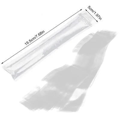 Party - 320 Popsicle Bags  2 Orange Funnels 1 Set