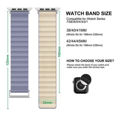 Magnetic Absorption Two-color Watch Band