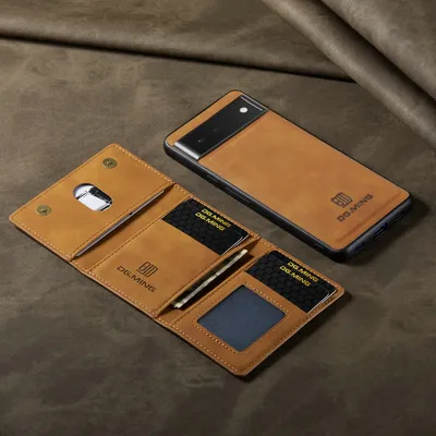 Portable Magnetic Card Bag Mobile Phone Case