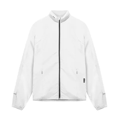 Solid Color Stand Collar Long Sleeve Hoodie Breathable Cardigan Zipper Coat