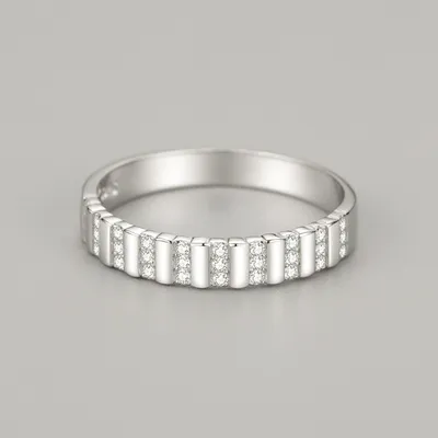 925 Sterling Silver Fashion Exquisite Line Ring