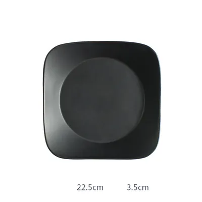 Ceramic Matte Square Steak Plate