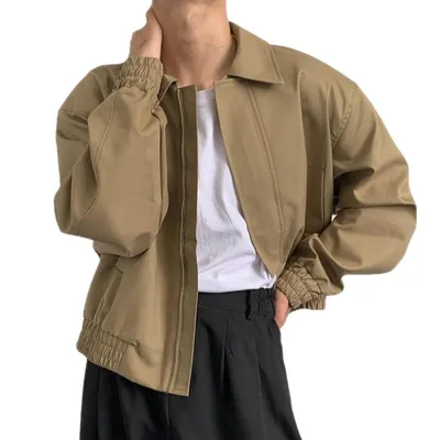Loose Style Short Lapel Top