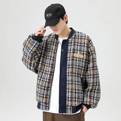 Coat Embroidered Fried Street Cardigan Couple Jacket Tops