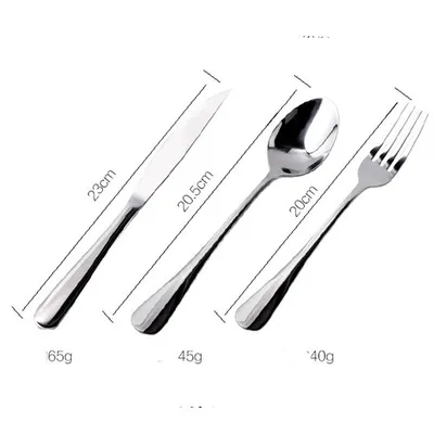 Household Round Western Food Knife And Fork Dinner Plate Dessert Plate