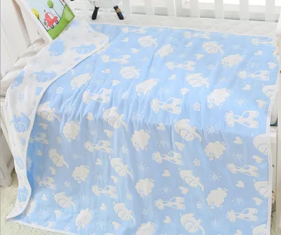 110 * 110cm baby bath towel cover blanket gauze children quilt quality baby children pure cotton 6 six layer gauze bath towel