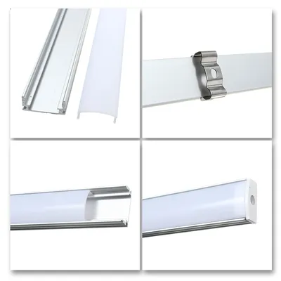 LED Rigid Light Bar Aluminum Trough Cabinet Light
