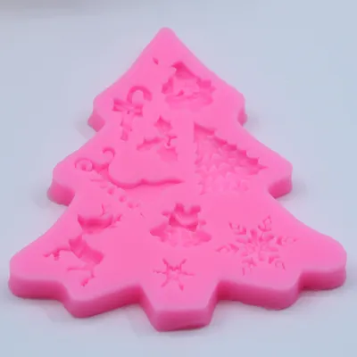 Christmas Tree DIY Silicone Fondant Baking Mold