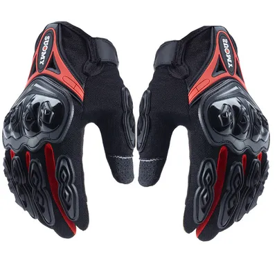 Touch screen knight drop resistant full finger gloves