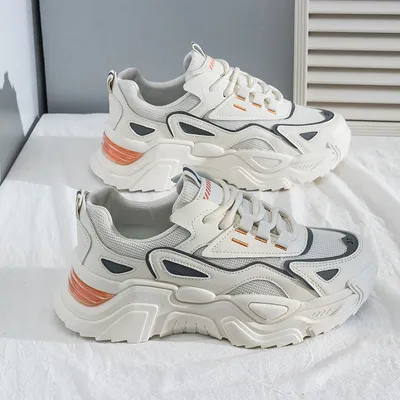 Dad Shoes Women's Thick-soled Students All-match