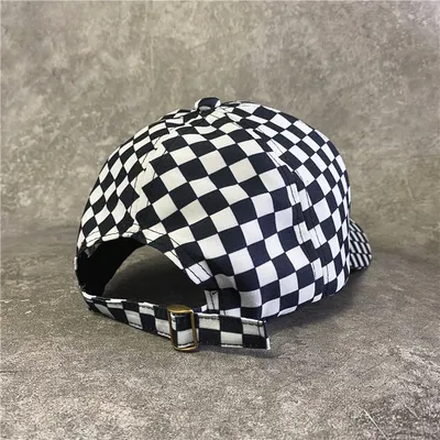Men's And Women's Fashion Checkerboard Hat