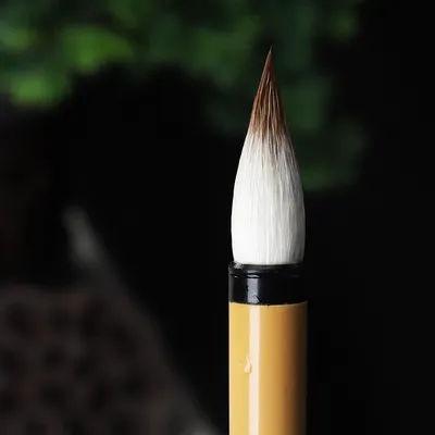Small Script Purple Sheep Hair Brush