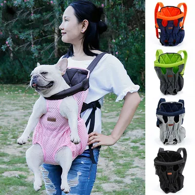 Pet Carrier Backpack Outdoor Travel Mesh Breathable Shoulder Bags