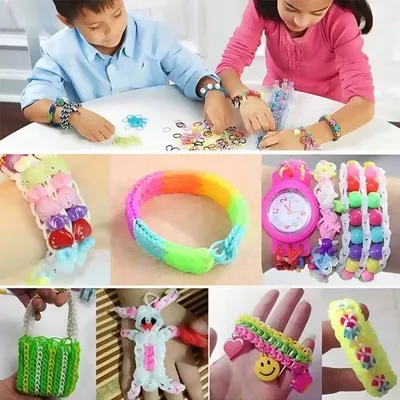 10000 Loom Bands - Kit Includes Colourful Premium Rubber Quality Craft Kit