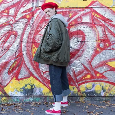 Oversized Hooded MA1 Air Force Bomber Jacket