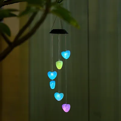 Solar decorative wind chime lamp
