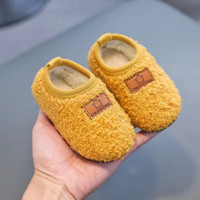 Creative Solid Color Bag Root Non-slip Baby Soft Sole Toddler Shoes