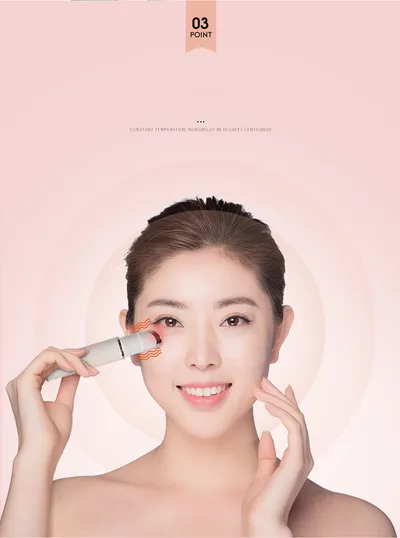 Introduce massage sticks to the bags under the eyes