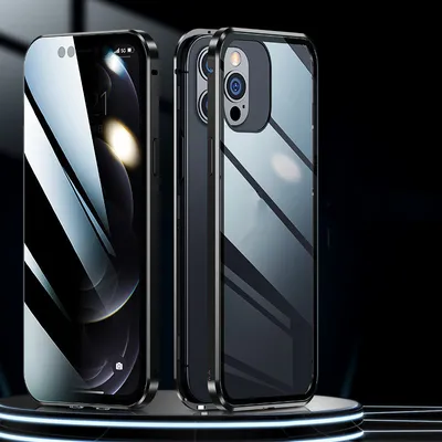 Double Sided Magnetic Glass Phone Case