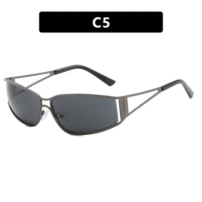 Hollow Modern Metal Women's Fashion Sunglasses