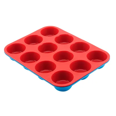 Silicone Round Egg Tart Mold DIY Baking Tools Muffin Cup Cake Mold Thick Silicone