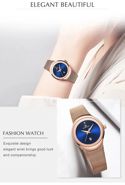 Mesh Small Dial Quartz Watch