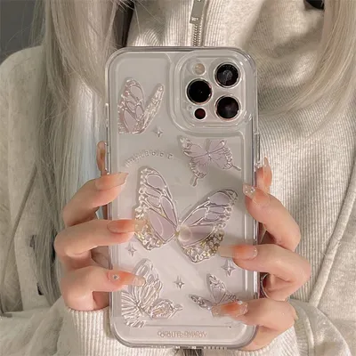 Fashion Simple Butterfly Pattern Phone Case