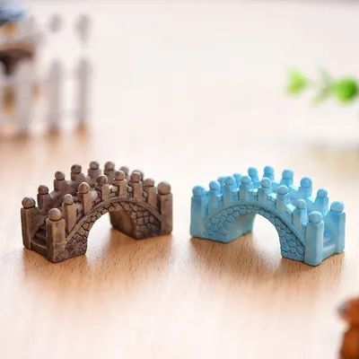 Micro Landscape Ornaments Resin Bridge Craft Ornaments
