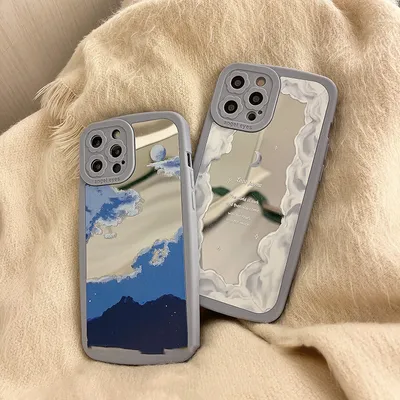 Dream Mirror Cloud Silicone Phone Case