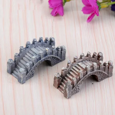 Micro Landscape Ornaments Resin Bridge Craft Ornaments