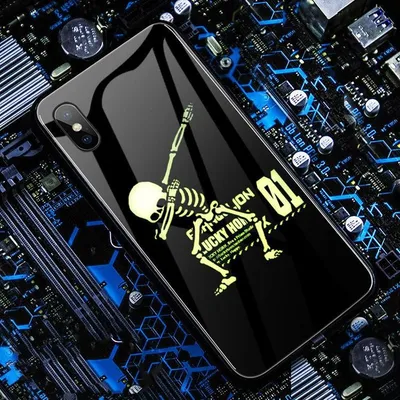 Incoming Light Emitting Glass Phone Case