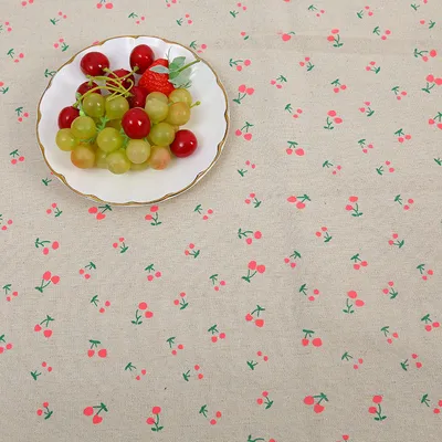 Fruit Series Cotton And Linen Fabric