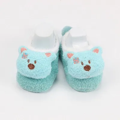 Floor socks feather yarn baby socks
