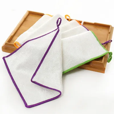 Non-Stick Oil Thickened Bamboo Fiber Dish Towel