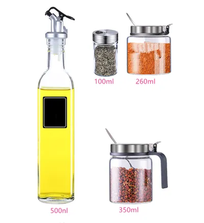 Salt Pot Seasoning Box Suit For Household Kitchen