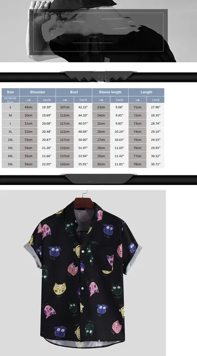 Slim Tops men shirts Printed