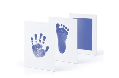 Anti - virus infective baby hand - foot - hand - hand - hand - hand - foot - hand printing table baby footprint - free washing printing oil