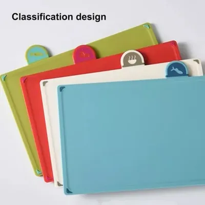 4-piece Cutting Board Set With Anti-slip Index And Support