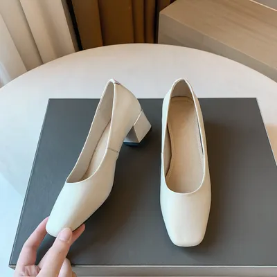 Women Thick Heel High Heeled Shoes
