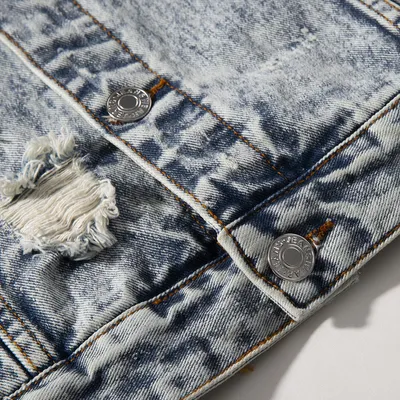Retro Denim Men's Print Tide Brand Nostalgic Jacket