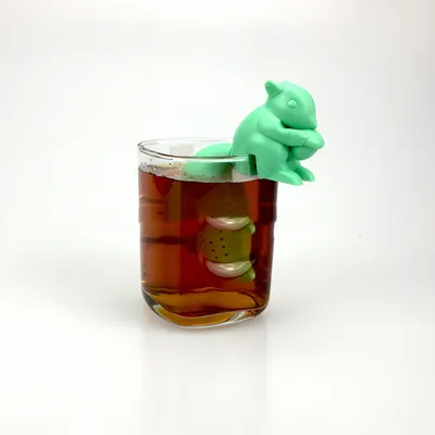 Home Supplies Food Silicone Squirrel Tea Drain